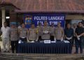 Polres Langkat Tangkap Pelaku Pencurian Besi Jembatan Tanjung Pura