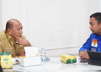 Terkait Pelaksanaan Musda Syah Afandin Sambut Audiensi DPD KNPI Langkat