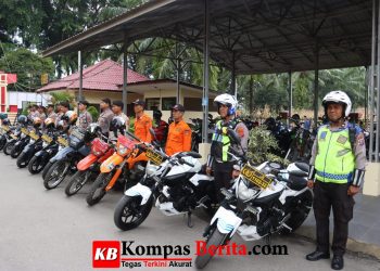 Kapolres Langkat Pimpin Apel Gelar Pasukan Kesiapan Tanggap Darurat Bencana Tahun 2025