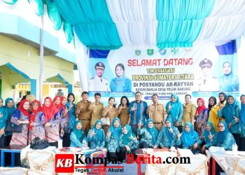 Bupati Langkat Dukung Posyandu Teluk Bakung Wakili Langkat di Tingkat Provinsi