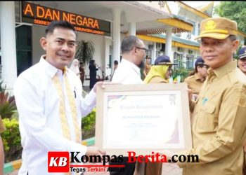 RSU Mahkota Bidadari Gebang Terima Penghargaan Sebagai Rumah sakit terbaik dalam implementasi Kessan