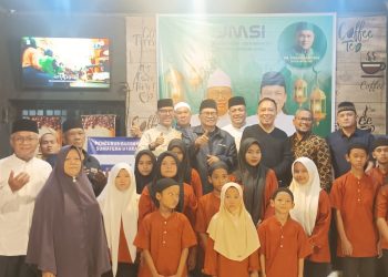 Anto Genk Ketua JMSI Sumut ” Cintai dan Sayangi Anak Yatim Dengan Berbagi “