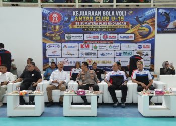 Kadispora Sumut Buka Kejuaraan Voli Antar Klub U-15 MAVI Sumut, Diikuti 46 Klub dan Peserta Luar Provinsi